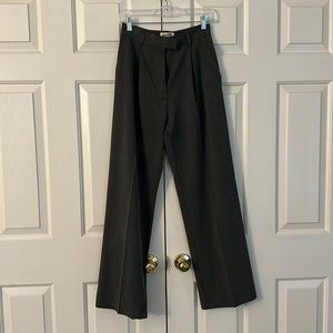 Djerf Avenue Gray Wide Leg Slacks